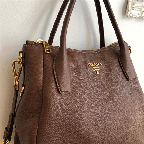 prada jersey brown mens bag|Prada leather handbags.